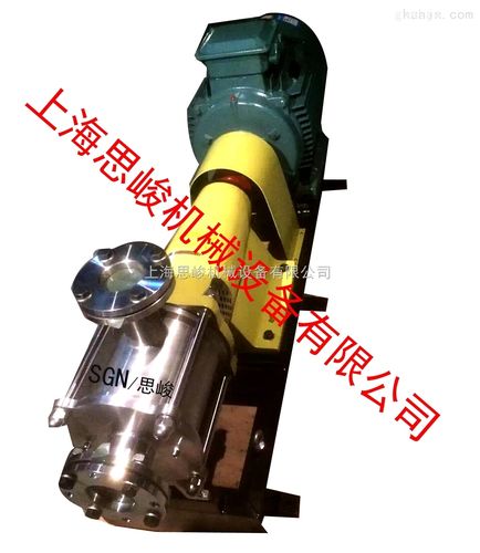 GXD3000管线式高剪切乳化泵 台峻信息与上海思峻机械设备的强强联合